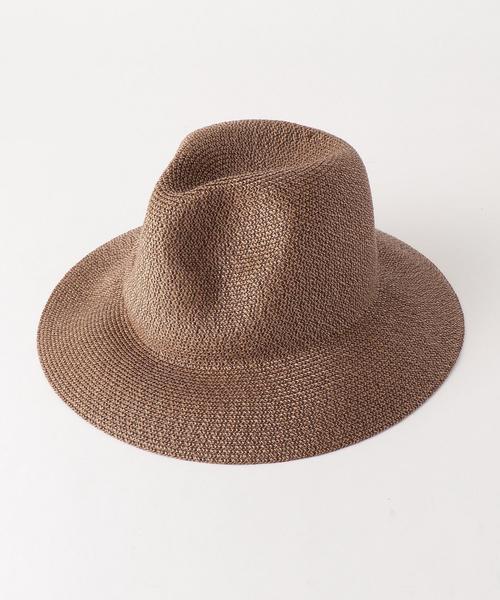 Another Edition（アナザーエディション）の「ブレードツバ広ハット/AEBFC BRAID ツバヒロ HAT◆（ハット・レディース・オフホワイト/ブラウン/ネイビー/ベージュ・FREE）」の2枚目の写真