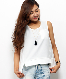 VENCEEXCHANGE | ネックレス付きチュニック(シャツ/ブラウス)