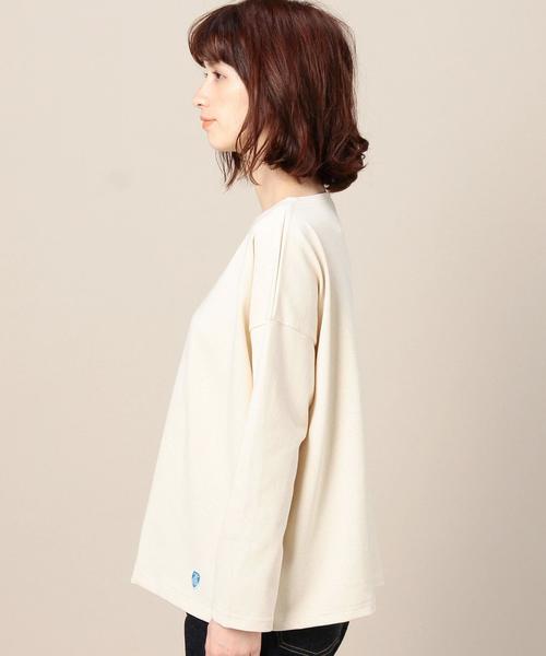 ORCIVAL(オーシバル)の「<ORCIVAL>LOURD コットンプルオーバー(Tシャツ/カットソー・レディース・オフホワイト/ブラック・FREE)」の5枚目の写真