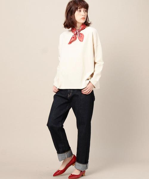 ORCIVAL(オーシバル)の「<ORCIVAL>LOURD コットンプルオーバー(Tシャツ/カットソー・レディース・オフホワイト/ブラック・FREE)」の6枚目の写真