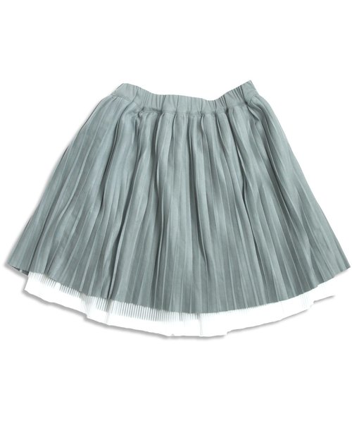 apres les cours（アプレレクール）の「リバーシブルプリーツスカート（スカート・キッズ・サックスブルー/ピンク・140/110/130/90/100/120）」の2枚目の写真