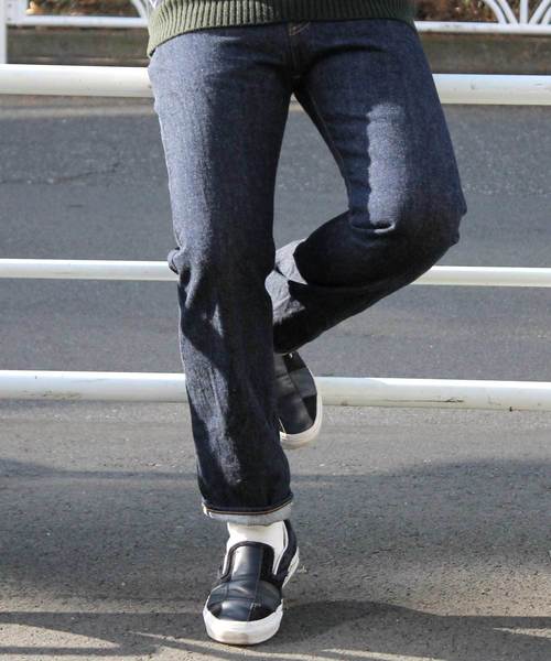 Denime（ドゥニーム）の「【MadeInJapan】66 type -One Wash-/ミドルストレートデニム（デニムパンツ・メンズ・インディゴブルー・31/28/36/34/38/33/30/32/29/26/27/40）」の22枚目の写真