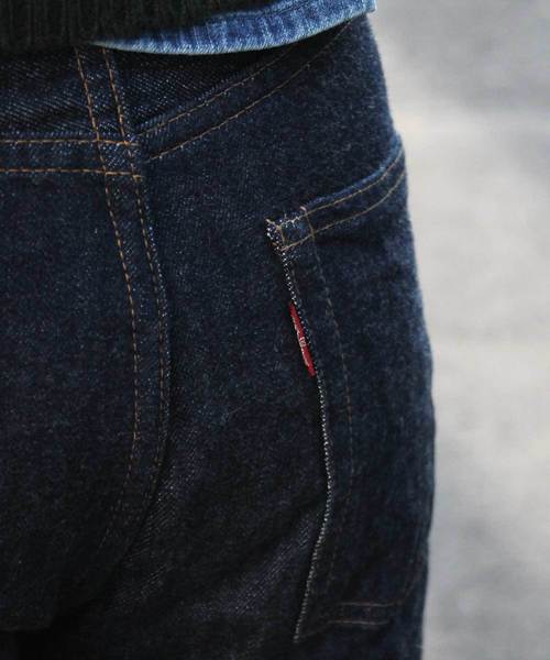 Denime（ドゥニーム）の「【MadeInJapan】66 type -One Wash-/ミドルストレートデニム（デニムパンツ・メンズ・インディゴブルー・31/28/36/34/38/33/30/32/29/26/27/40）」の18枚目の写真