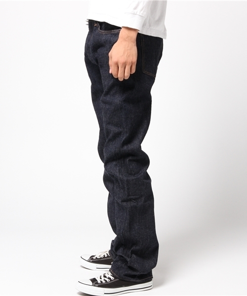 Denime（ドゥニーム）の「【MadeInJapan】66 type -One Wash-/ミドルストレートデニム（デニムパンツ・メンズ・インディゴブルー・31/28/36/34/38/33/30/32/29/26/27/40）」の2枚目の写真