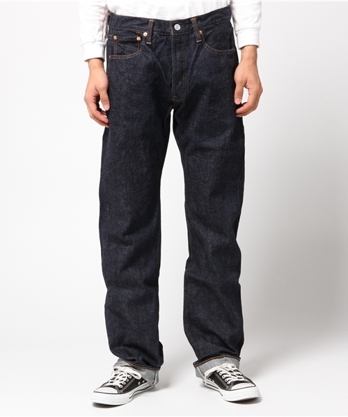Denime（ドゥニーム）の「【MadeInJapan】66 type -One Wash-/ミドルストレートデニム（デニムパンツ・メンズ・インディゴブルー・31/28/36/34/38/33/30/32/29/26/27/40）」の4枚目の写真