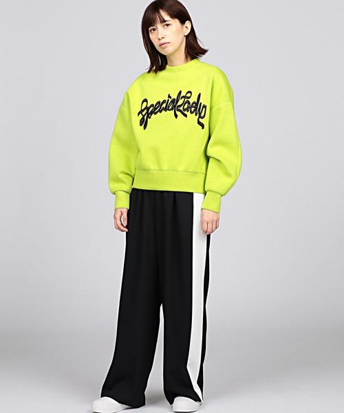 PONTI（ポンティ）の「PONTI（ポンティ） Special Lady Sweater◆（スウェット・レディース・ホワイト/イエロー・FREE）」の12枚目の写真