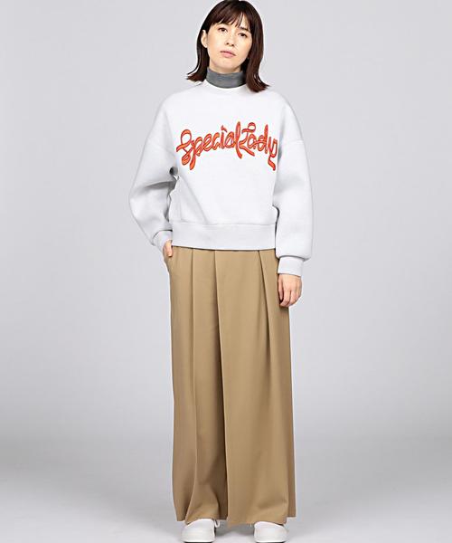 PONTI（ポンティ）の「PONTI（ポンティ） Special Lady Sweater◆（スウェット・レディース・ホワイト/イエロー・FREE）」の8枚目の写真