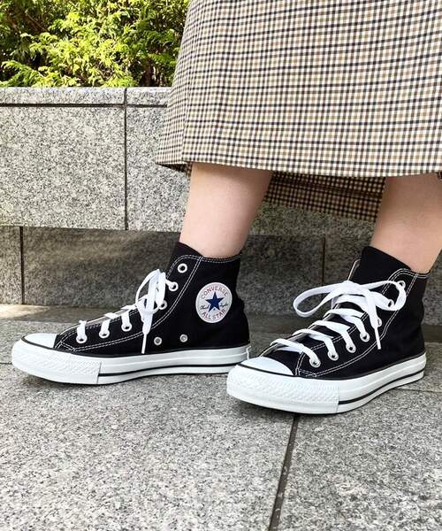 CONVERSE(コンバース)の「CONVERSE キャンバス オールスター HI(スニーカー・レディース・ブラック/ホワイト・45/35)」の4枚目の写真