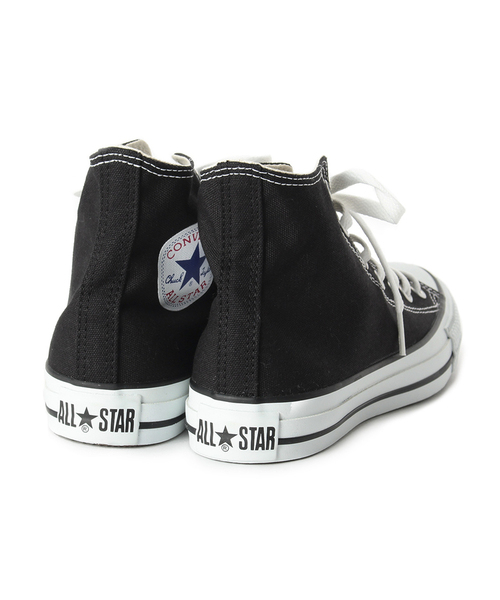 CONVERSE(コンバース)の「CONVERSE キャンバス オールスター HI(スニーカー・レディース・ブラック/ホワイト・45/35)」の7枚目の写真