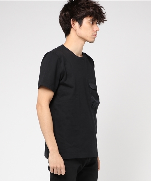 adidas（アディダス）の「オリジナルス Tシャツ [BLK/WVN BOXY TEE] 【Black Out Pack】（Tシャツ/カットソー・メンズ・ブラック・SMALL/LARGE/MEDIUM/X-LARGE/X-SMALL）」の2枚目の写真