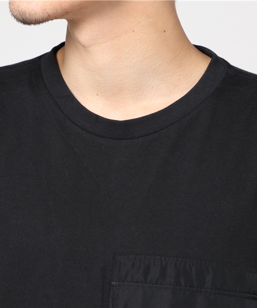 adidas（アディダス）の「オリジナルス Tシャツ [BLK/WVN BOXY TEE] 【Black Out Pack】（Tシャツ/カットソー・メンズ・ブラック・SMALL/LARGE/MEDIUM/X-LARGE/X-SMALL）」の4枚目の写真