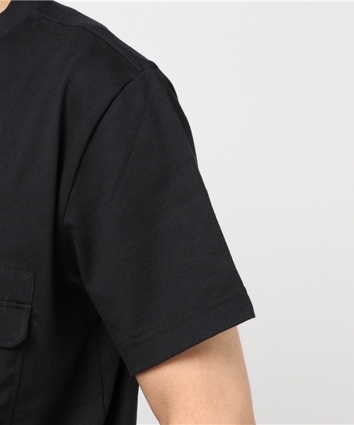 adidas（アディダス）の「オリジナルス Tシャツ [BLK/WVN BOXY TEE] 【Black Out Pack】（Tシャツ/カットソー・メンズ・ブラック・SMALL/LARGE/MEDIUM/X-LARGE/X-SMALL）」の6枚目の写真