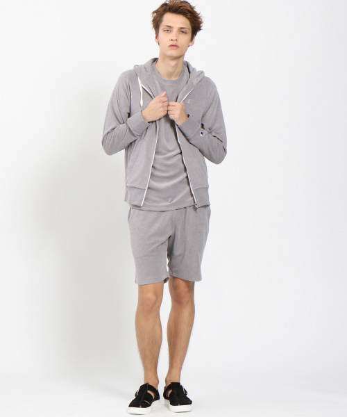 Champion(チャンピオン)の「【ABAHOUSE×CHAMPION/別注】パイルZIPパーカー(パーカー・メンズ・ネイビー/ホワイト/グレー・46/44/48)」の13枚目の写真