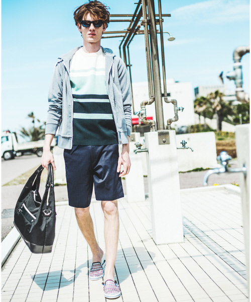 Champion(チャンピオン)の「【ABAHOUSE×CHAMPION/別注】パイルZIPパーカー(パーカー・メンズ・ネイビー/ホワイト/グレー・46/44/48)」の15枚目の写真