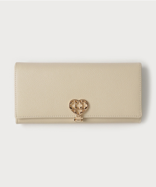 GIULIETTAVERONA(ジュリエッタヴェローナ)の「【GIULIETTAVERONA】 ジュリエッタヴェローナ クオーレ 長財布(財布)」|ベージュ
