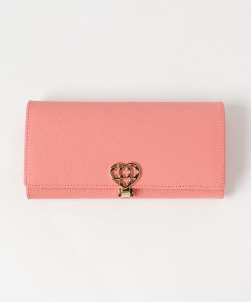 GIULIETTAVERONA(ジュリエッタヴェローナ)の「【GIULIETTAVERONA】 ジュリエッタヴェローナ クオーレ 長財布(財布)」|ピンク