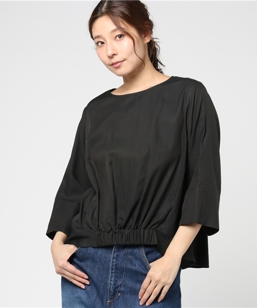 Banner Barrett（バナーバレット）の「ビエラブラウス（シャツ/ブラウス・レディース・ブルー/オレンジ/ブラック・38）」の15枚目の写真