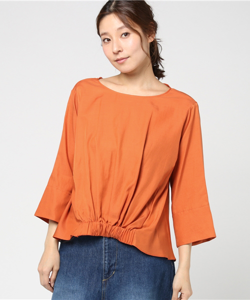 Banner Barrett（バナーバレット）の「ビエラブラウス（シャツ/ブラウス・レディース・ブルー/オレンジ/ブラック・38）」の17枚目の写真