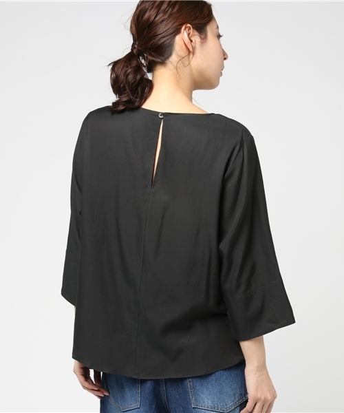 Banner Barrett（バナーバレット）の「ビエラブラウス（シャツ/ブラウス・レディース・ブルー/オレンジ/ブラック・38）」の6枚目の写真