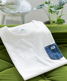 URBAN RESEARCH DOORS MENS | Lee×DOORS-natural-　DENIM POCKET T-SHIRTS(Tシャツ/カットソー)