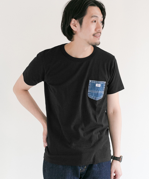 URBAN RESEARCH DOORS MENS(アーバンリサーチ ドアーズ メンズ)の「Lee×DOORS-natural- DENIM POCKET T-SHIRTS(Tシャツ/カットソー・メンズ・オートミール/ホワイト/ブラック/オリーブ・LARGE/MEDIUM)」の6枚目の写真