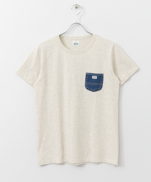 URBAN RESEARCH DOORS MENS(アーバンリサーチ ドアーズ メンズ)の「Lee×DOORS-natural- DENIM POCKET T-SHIRTS(Tシャツ/カットソー・メンズ・オートミール/ホワイト/ブラック/オリーブ・LARGE/MEDIUM)」の19枚目の写真