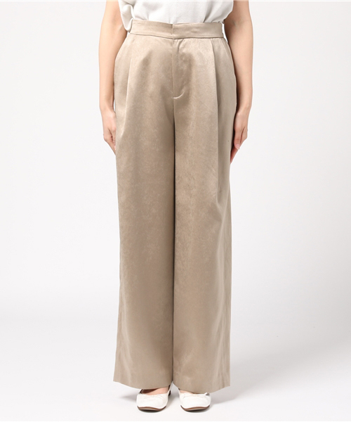 ESTNATION（エストネーション）の「ESTNATION ワイドパンツ（その他パンツ・レディース・ベージュ・38）」の9枚目の写真