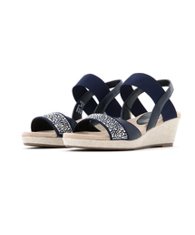 レディース NUOVO ヌオーヴォ フィットサンダルフレックス FL HOTFIX WG 5 NE60130 NAVY