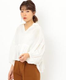 Another Edition | ビッグぺプラムブラウス(シャツ/ブラウス)