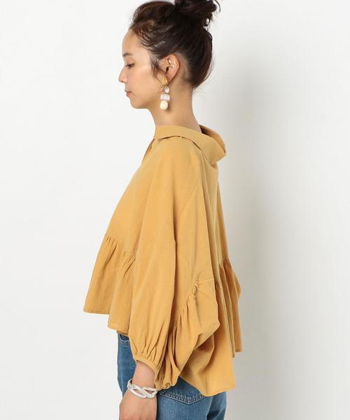 Another Edition（アナザーエディション）の「ビッグぺプラムブラウス ◆（シャツ/ブラウス・レディース・オフホワイト/イエロー/ケリー・FREE）」の17枚目の写真