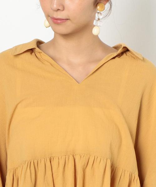 Another Edition（アナザーエディション）の「ビッグぺプラムブラウス ◆（シャツ/ブラウス・レディース・オフホワイト/イエロー/ケリー・FREE）」の19枚目の写真