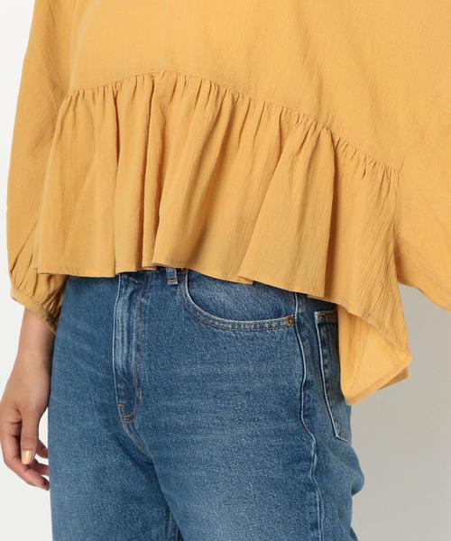 Another Edition（アナザーエディション）の「ビッグぺプラムブラウス ◆（シャツ/ブラウス・レディース・オフホワイト/イエロー/ケリー・FREE）」の11枚目の写真