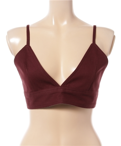 SLY（スライ）の「COTTON BRA TOP（キャミソール・レディース・ワインレッド/マルチ/ブラック・FREE）」の11枚目の写真
