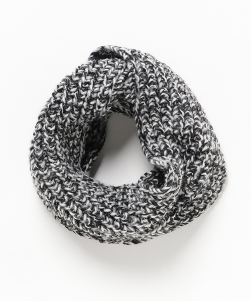 TOOLS PHILOSOPHY（ツールズフィロソフィー）の「【TOOLS PHILOSOPHY】ミックスヌード（ネックウォーマー/スヌード・メンズ・ブラック/グレー・FREE）」の8枚目の写真