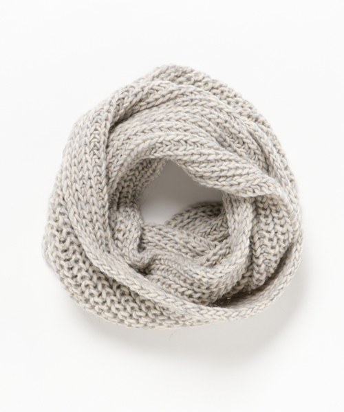 TOOLS PHILOSOPHY（ツールズフィロソフィー）の「【TOOLS PHILOSOPHY】ミックスヌード（ネックウォーマー/スヌード・メンズ・ブラック/グレー・FREE）」の7枚目の写真