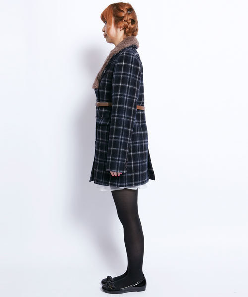MILKFED.（ミルクフェド）の「CLASSIC TAILORED COAT（テーラードジャケット・レディース・ダークグレー/ネイビー・SMALL/MEDIUM）」の4枚目の写真