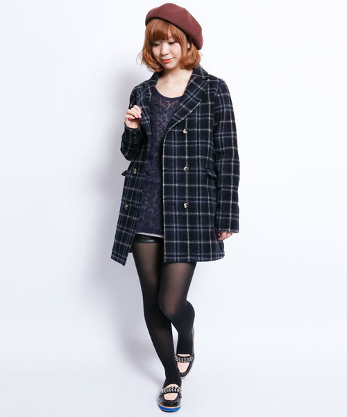 MILKFED.（ミルクフェド）の「CLASSIC TAILORED COAT（テーラードジャケット・レディース・ダークグレー/ネイビー・SMALL/MEDIUM）」の6枚目の写真