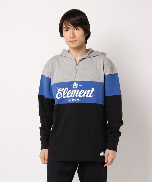 ELEMENT(エレメント)の「ELEMENT メンズ HOODED LS フードロンT(Tシャツ/カットソー・メンズ・ブルー/ブラック・MEDIUM/LARGE)」の13枚目の写真