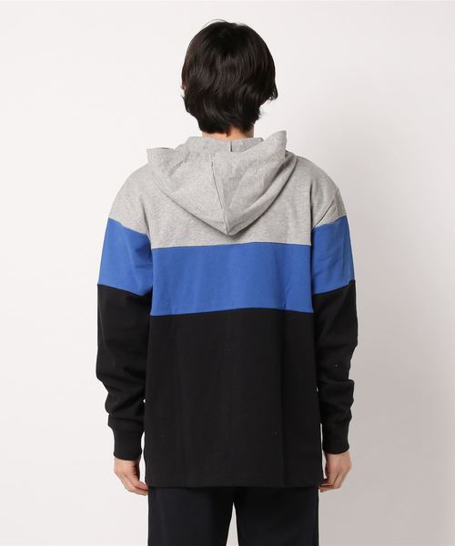 ELEMENT(エレメント)の「ELEMENT メンズ HOODED LS フードロンT(Tシャツ/カットソー・メンズ・ブルー/ブラック・MEDIUM/LARGE)」の3枚目の写真