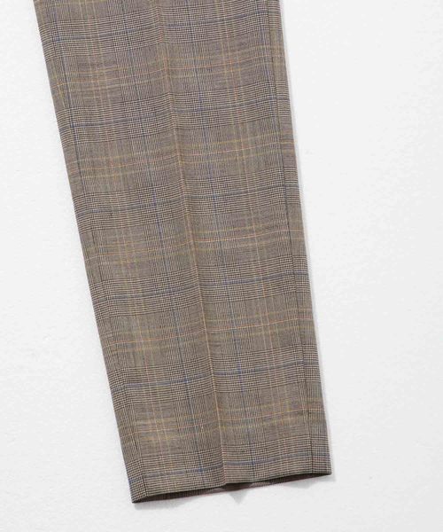 STUDIOUS(ステュディオス)の「【STUDIOUS】ドライグレンチェックテーパードスラックス(スラックス・メンズ・グレー/ベージュ・1/2/3)」の5枚目の写真