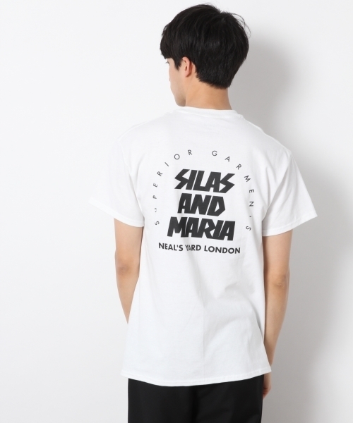 RAGEBLUE（レイジブルー）の「【SILAS/サイラス】別注プリントTシャツ/790749（Tシャツ/カットソー・メンズ・ホワイト/ブラック/グリーン系その他・MEDIUM/LARGE）」の2枚目の写真