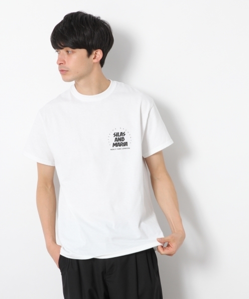RAGEBLUE（レイジブルー）の「【SILAS/サイラス】別注プリントTシャツ/790749（Tシャツ/カットソー・メンズ・ホワイト/ブラック/グリーン系その他・MEDIUM/LARGE）」の4枚目の写真