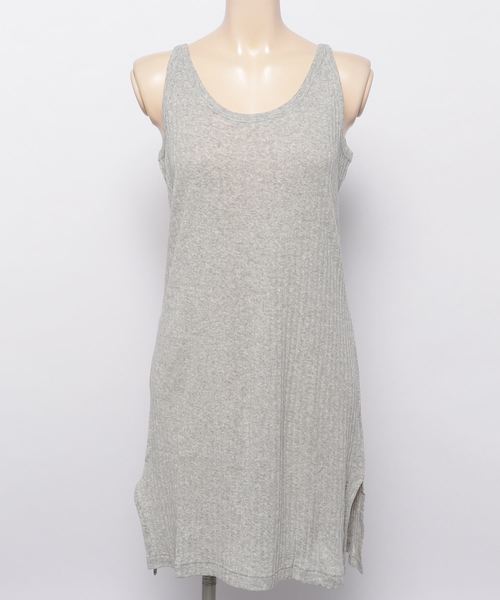 RNA（アールエヌエー）の「M0878 タンクワンピース（タンクトップ・レディース・ブラック/杢グレー/ホワイト/レッド・MEDIUM）」の5枚目の写真