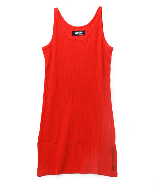 RNA（アールエヌエー）の「M0878 タンクワンピース（タンクトップ・レディース・ブラック/杢グレー/ホワイト/レッド・MEDIUM）」の19枚目の写真