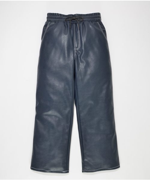 定価13万 CHRISTOPHER ESBER レザー パンツ ショーツ 未使用 SUPERTHANKS（スーパーサンクス）の「フェイクレザーパンツ（その他