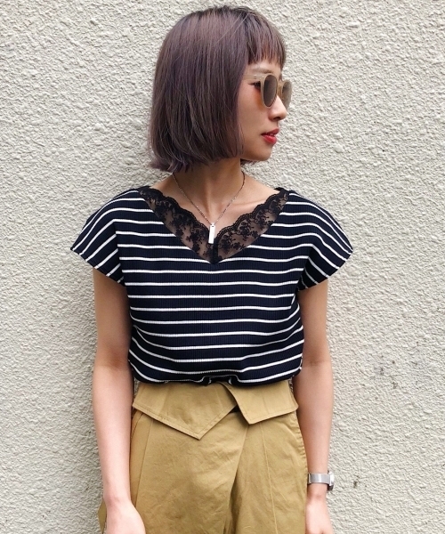 PAGEBOY（ページボーイ）の「2WAYチノワイドパンツ（チノパンツ・レディース・ブラック/ベージュ/カーキ・SMALL/MEDIUM）」の5枚目の写真