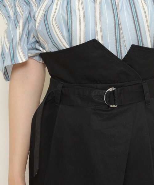 PAGEBOY（ページボーイ）の「2WAYチノワイドパンツ（チノパンツ・レディース・ブラック/ベージュ/カーキ・SMALL/MEDIUM）」の16枚目の写真