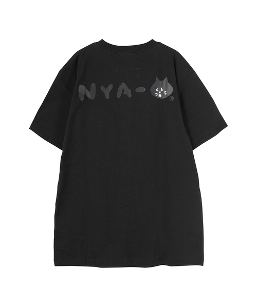 Champion（チャンピオン）の「にゃーとチャンピオンのビッグロゴ T（Tシャツ/カットソー・レディース・ホワイト/ブラック/オレンジ・02/03）」の5枚目の写真