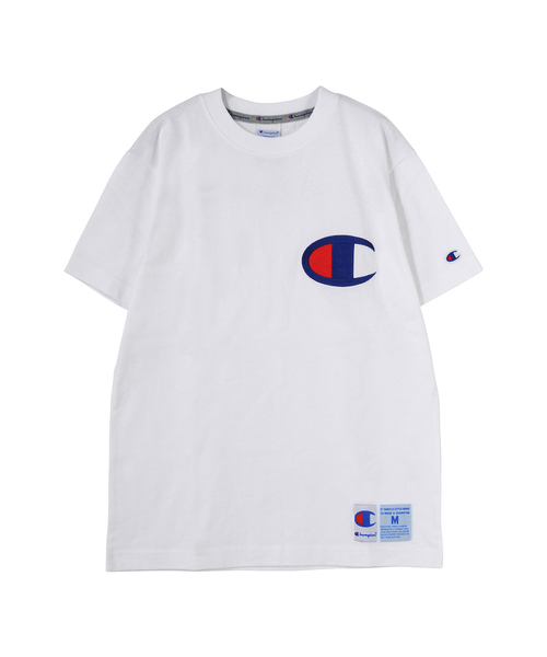 Champion（チャンピオン）の「にゃーとチャンピオンのビッグロゴ T（Tシャツ/カットソー・レディース・ホワイト/ブラック/オレンジ・02/03）」の18枚目の写真