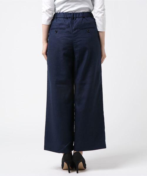 SLOBE IENA（スローブイエナ）の「リネンPEタックパンツ◆（その他パンツ・レディース・アイボリー/ネイビー/ブラウン・36/38/40）」の5枚目の写真